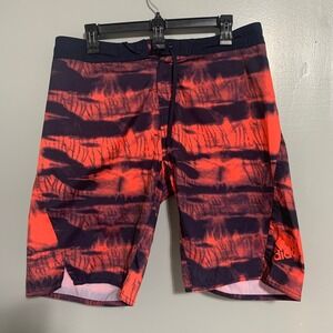 Adidas NMD Color Tech Swim Shorts Ink Solar‎ Red FJ3886 Wake Surf MENS 34